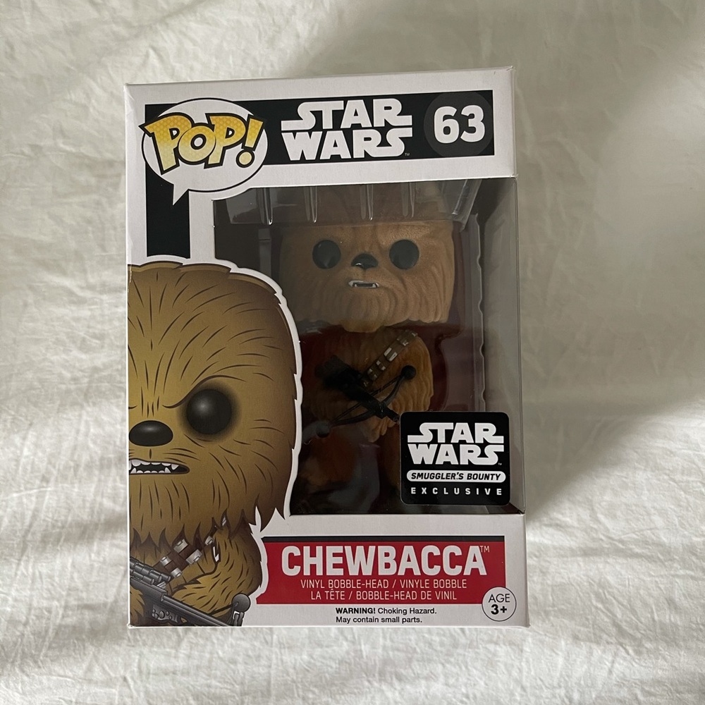Star Wars Flocked Chewbacca Funko Pop!  63